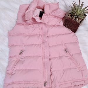 American Eagle Outfitters Pink Puffer Vest